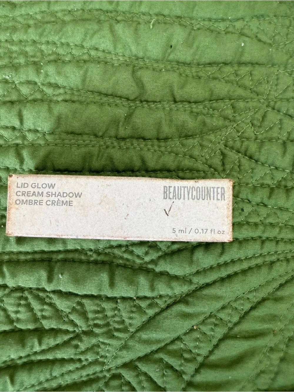 Beauty counter bronze metallic